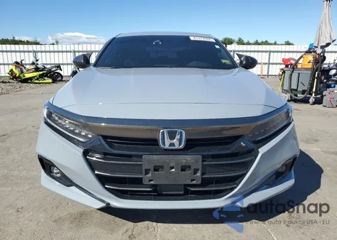 2022 Honda Accord Hybrid Sport from USA, damaged, VIN 1HGCV3F2XNA037925